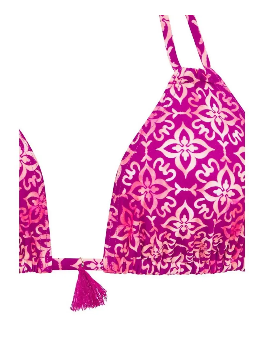 Топ бикини с кисточками, с принтом LASCANA, Berry Printed — изображение 7 из 7