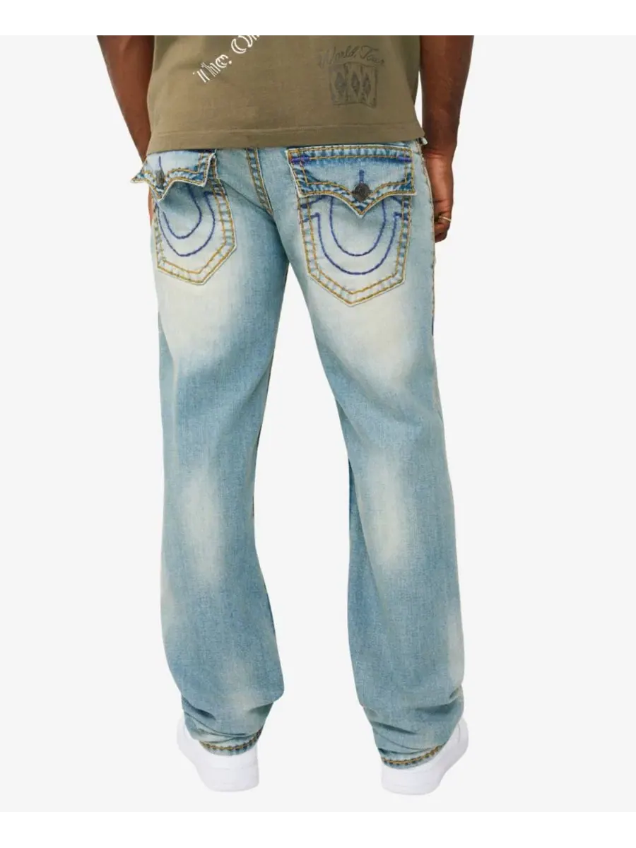 Мужские джинсы Ricky Straight Super T Flap True Religion — изображение 1 из 3