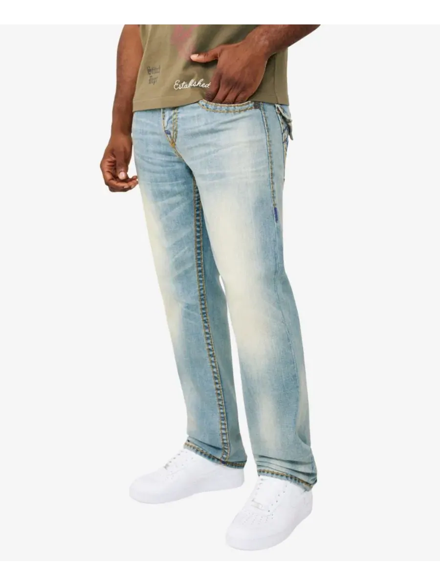 Мужские джинсы Ricky Straight Super T Flap True Religion — изображение 2 из 3