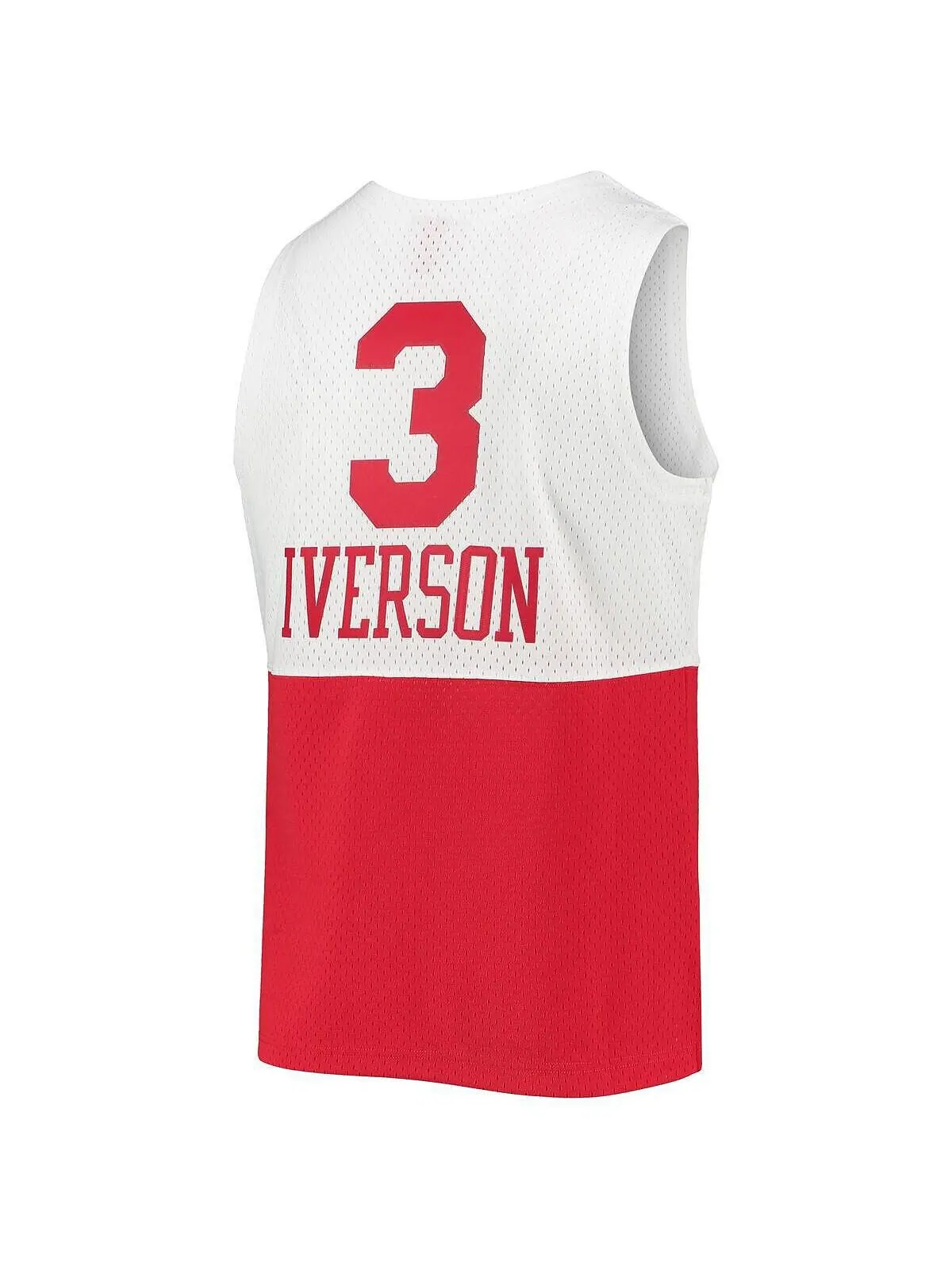 Мужская джерси allen iverson white philadelphia 76ers 2003-04 hardwood classics swingman Mitchell & — изображение 2 из 3