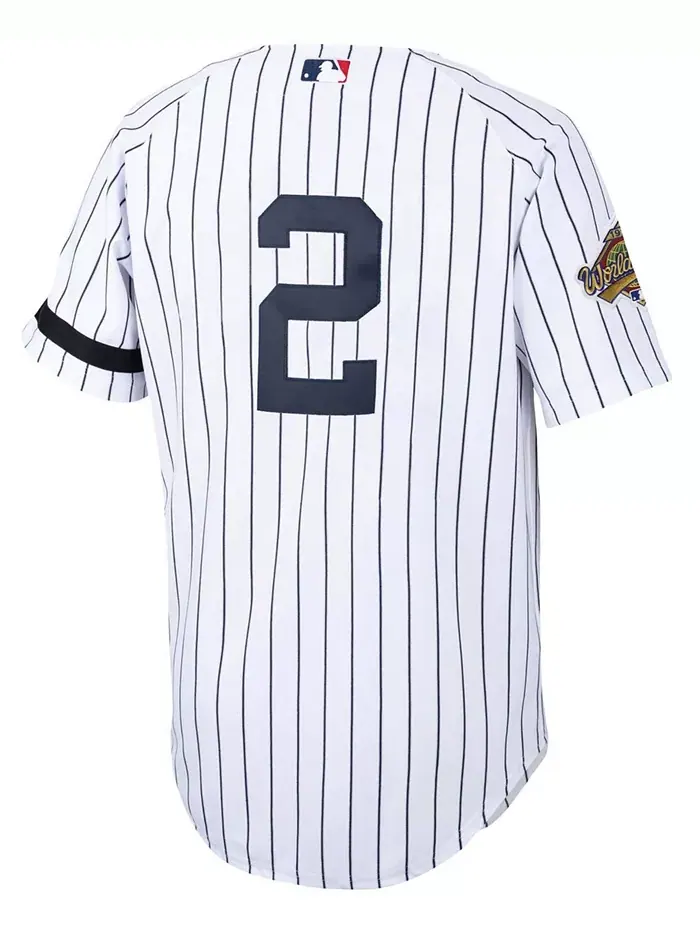 Мужская белая домашняя джерси New York Yankees Cooperstown Collection 1996 Authentic Mitchell & Ness — изображение 3 из 3