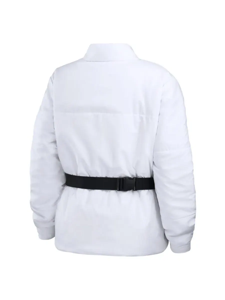 Женская куртка-пуховик с принтом, модель Packaway Full-Zip Puffer Jacket WEAR by Erin Andrews — изображение 3 из 5, белый