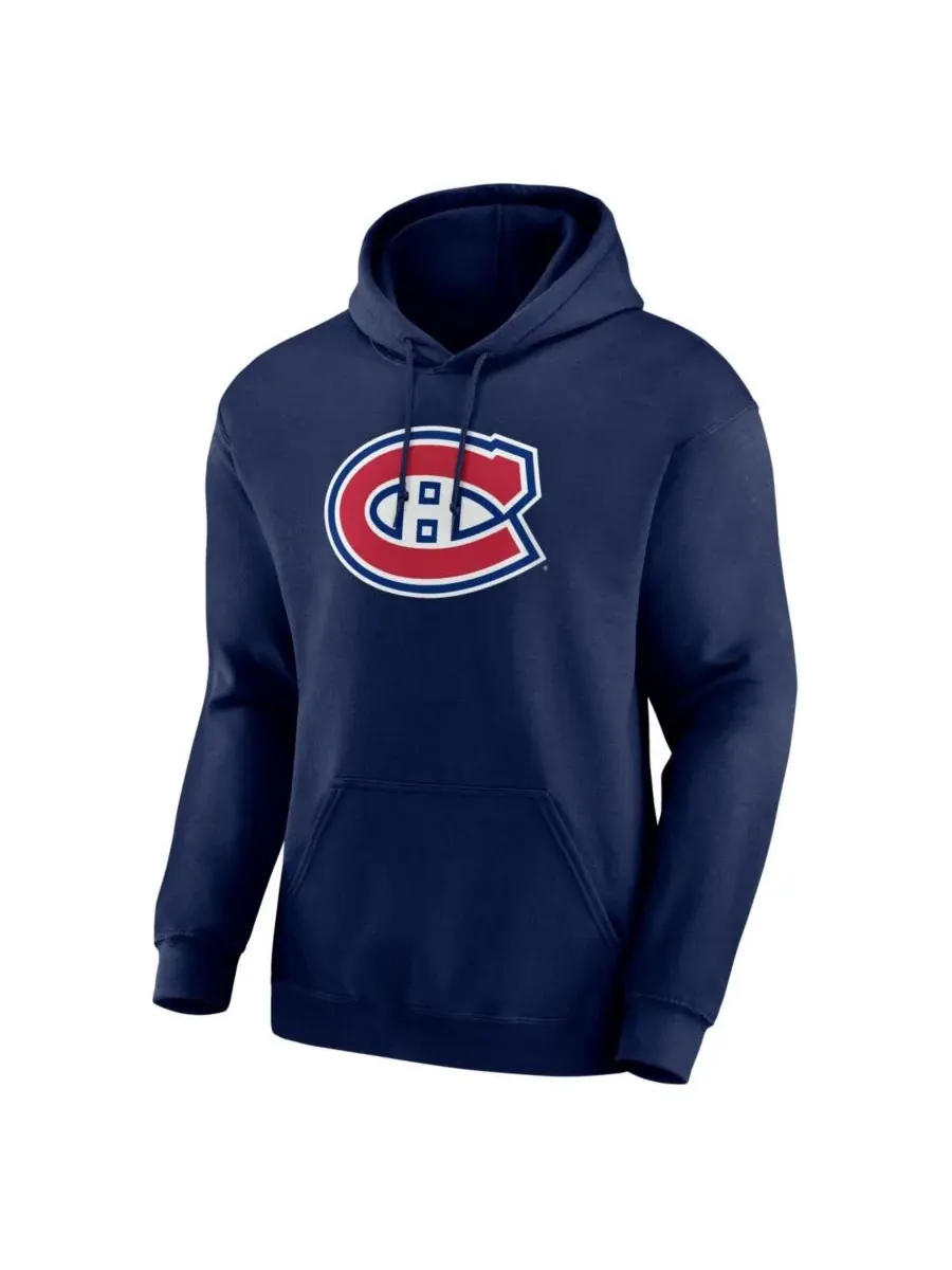 Худи Montreal Canadiens Essential с флисом Logo Athletic — изображение 2 из 3, темно-синий