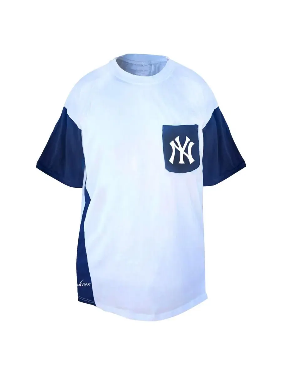 Футболка с длинным рукавом Aaron Judge New York Yankees Fanatics — изображение 3 из 3, белый темно-синий