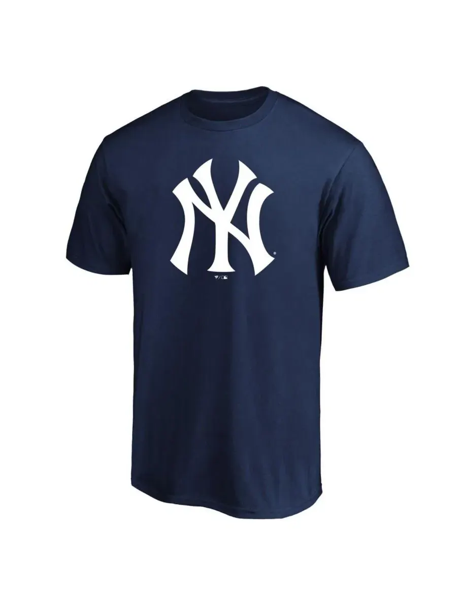 Футболка с принтом Derek Jeter New York Yankees Fanatics — изображение 2 из 3, темно-синий