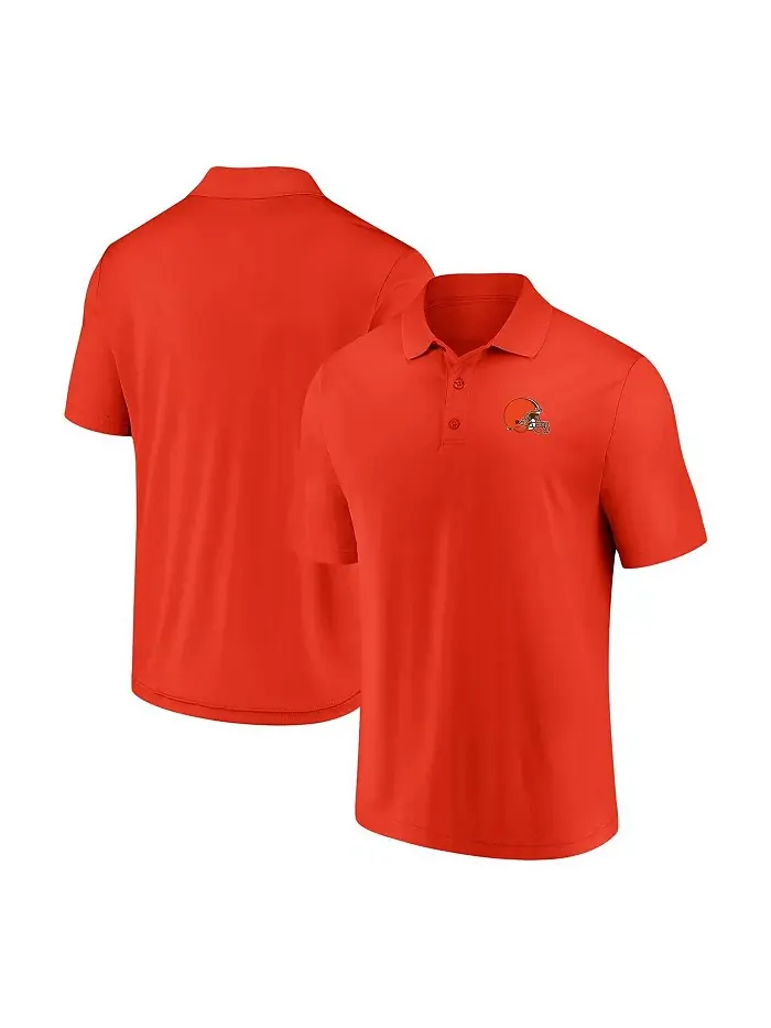 Мужская оранжевая поло Cleveland Browns Component Fanatics — изображение 1 из 3