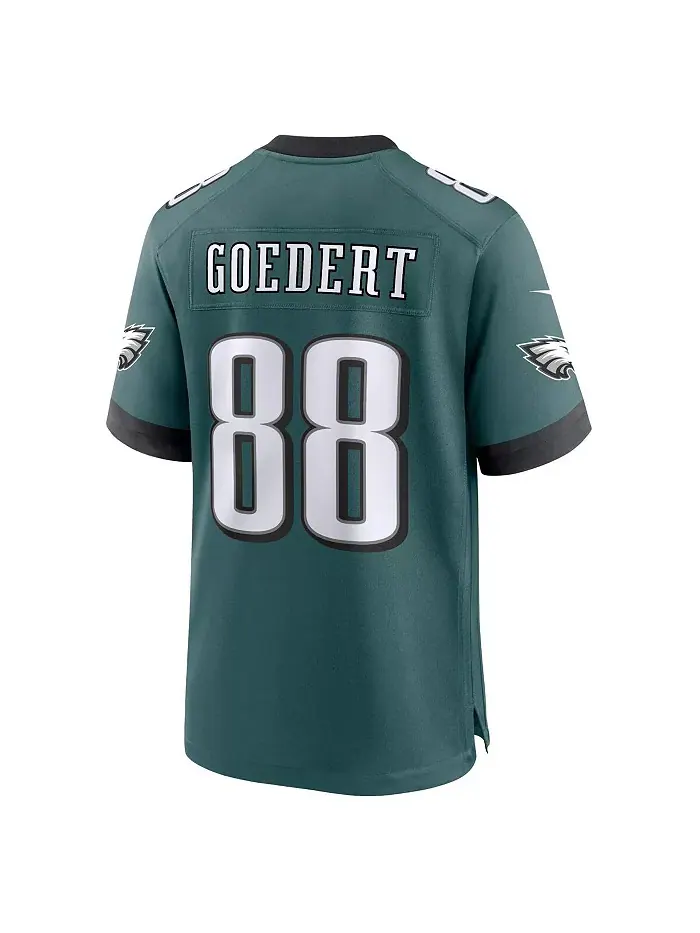 Футболка игровая Philadelphia Eagles для мужчин Dallas Goedert, цвет Midnight Green, Nike Fanatics — изображение 2 из 3