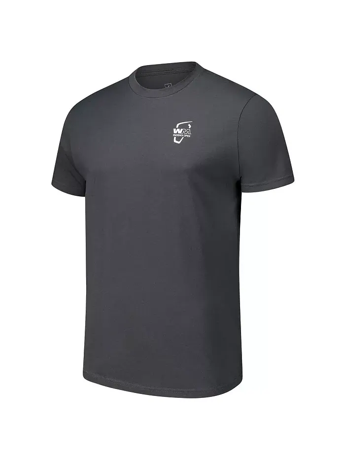 Мужская и женская футболка Charcoal WM Phoenix Open Arizona Flomotion — изображение 2 из 3