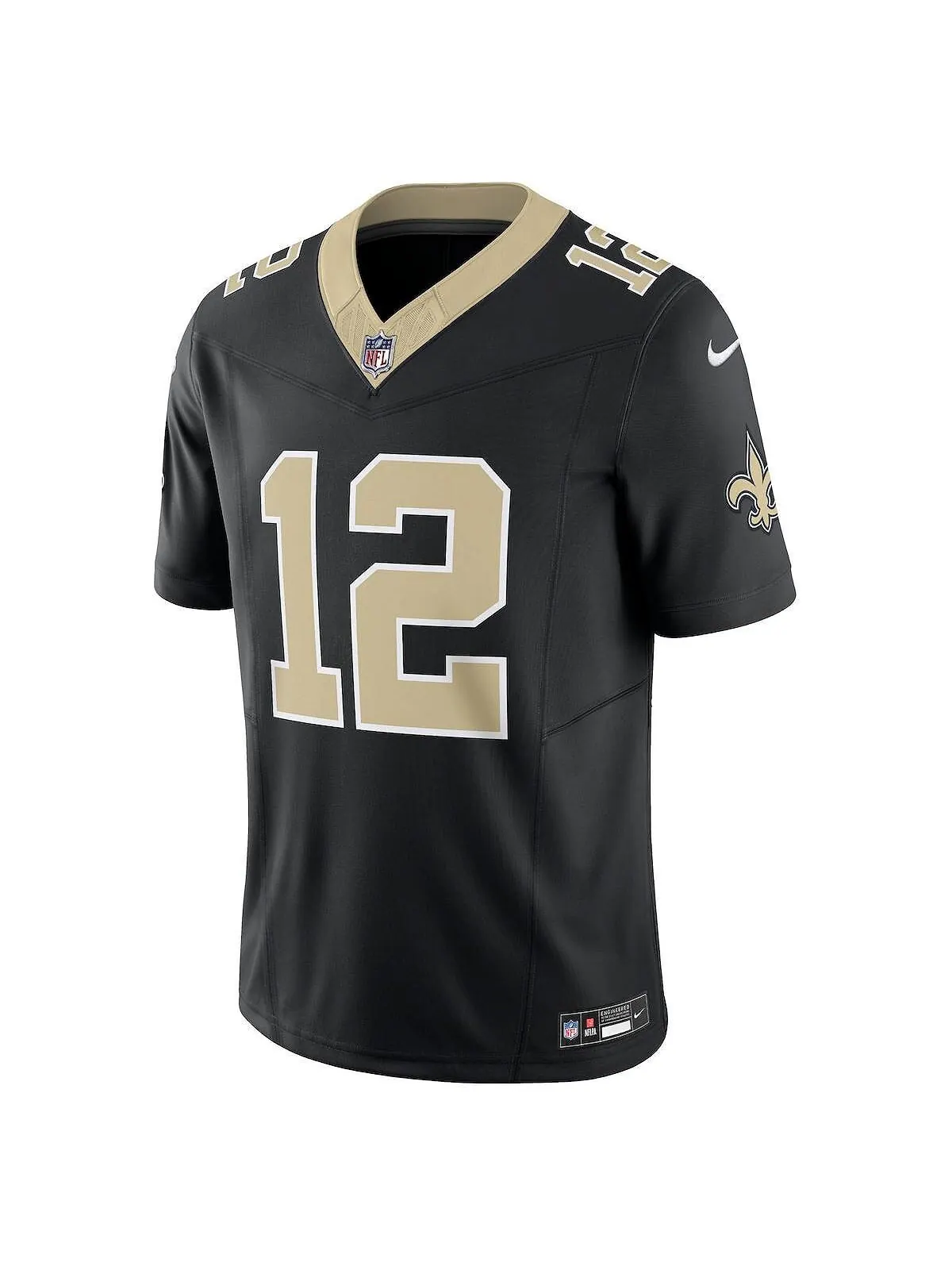 Мужские кроссовки Chris Olave Black New Orleans Saints Vapor F.U.S.E. Ограниченный Джерси Nike — изображение 2 из 3, черный