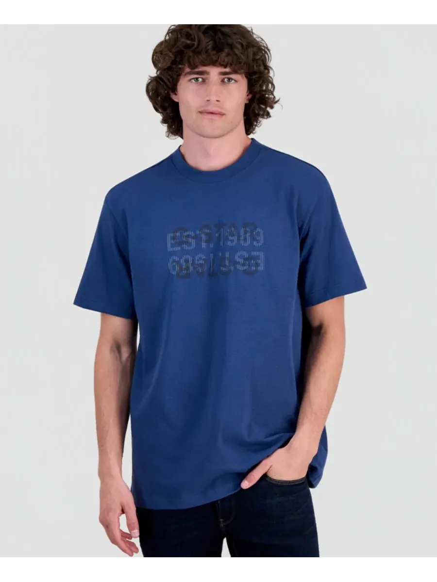 Футболка с принтом Reverse Logo G-Star Raw, Salute — изображение 1 из 4