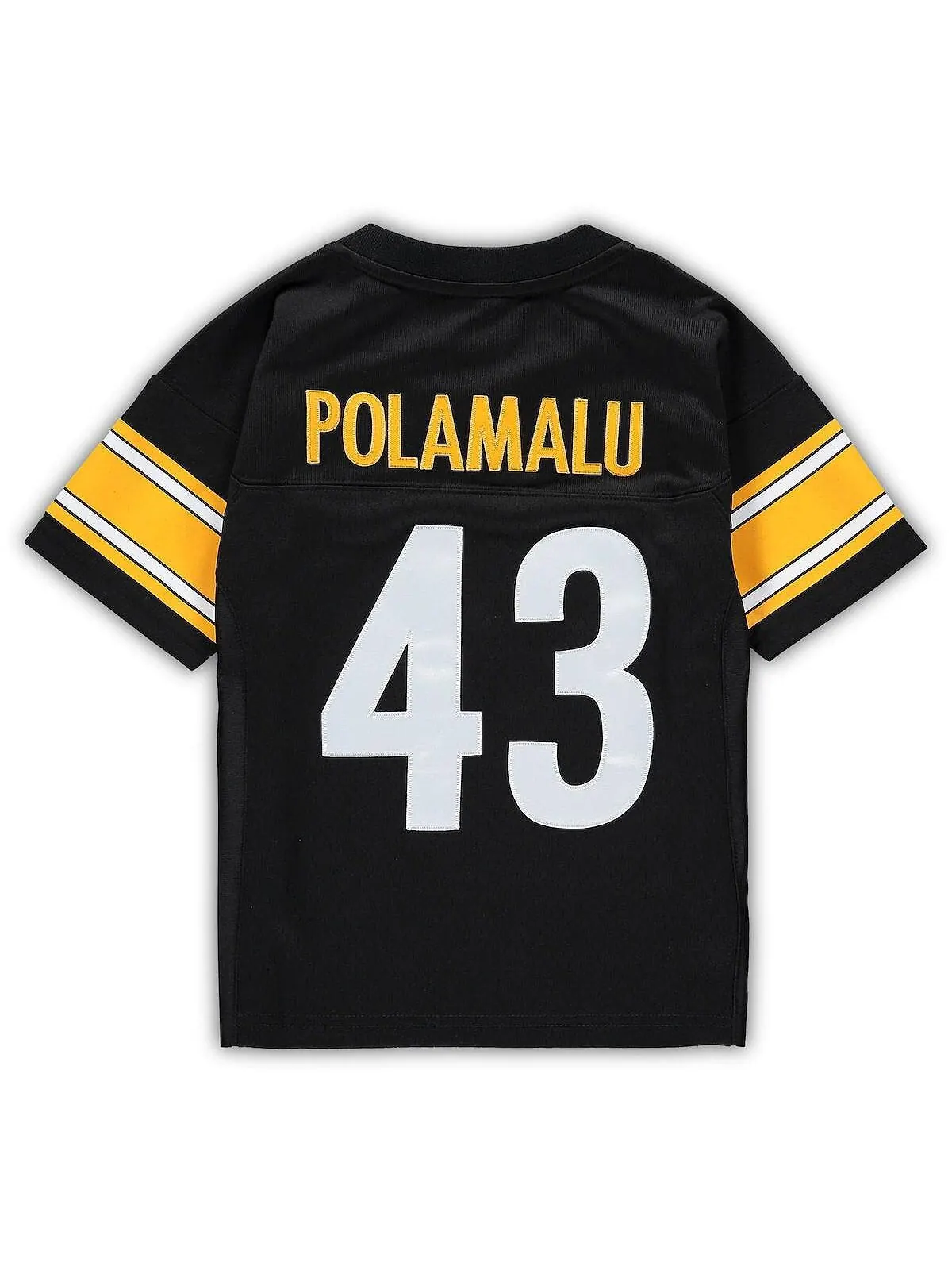 Джерси для мальчиков и девочек Troy Polamalu Black Pittsburgh Steelers 2005, вышедшее на пенсию — изображение 3 из 3, черный