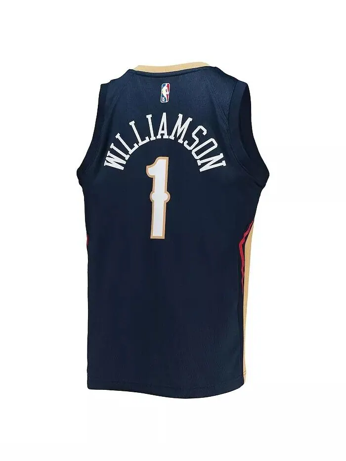 Джерси Big Boys Zion Williamson Navy New Orleans Pelicans 2021/22 Diamond Swingman — Icon Edition — изображение 3 из 3