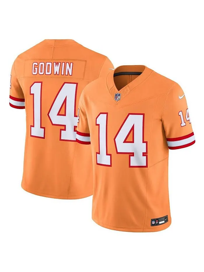 Мужская футболка Криса Годвина Orange Tampa Bay Buccaneers Throwback Vapor FUSE Limited Nike — изображение 1 из 3, оранжевый