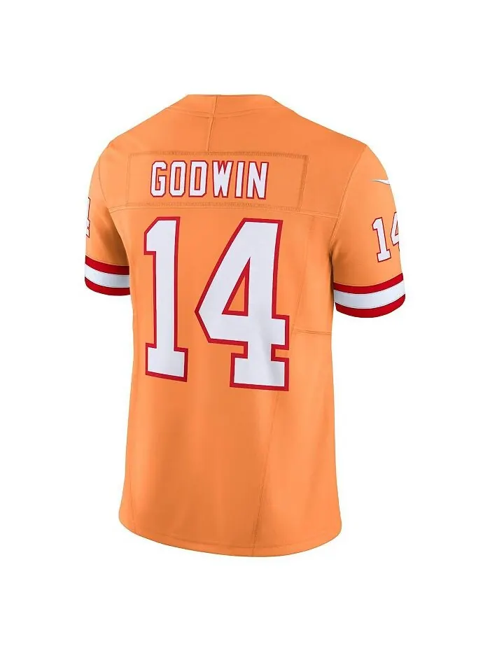 Мужская футболка Криса Годвина Orange Tampa Bay Buccaneers Throwback Vapor FUSE Limited Nike — изображение 3 из 3, оранжевый