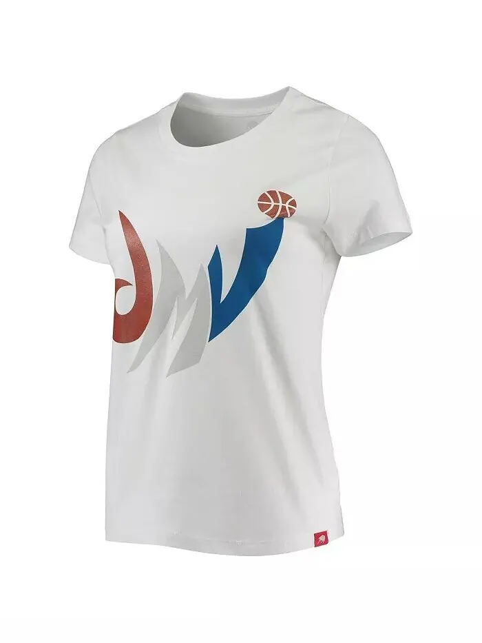 Женская белая футболка Washington Wizards Cabo Sportiqe — изображение 2 из 3