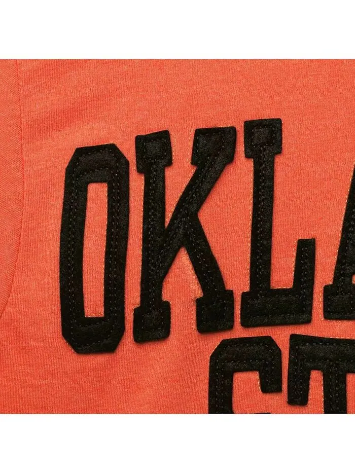 Женская футболка Oklahoma State Cowboys Two-Hit Canyon с длинным рукавом Pressbox — изображение 4 из 4