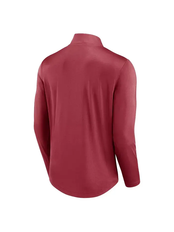 Толстовка Men's Cardinal Arizona Cardinals Quarterback Quarter-Zip Top Fanatics — изображение 3 из 3