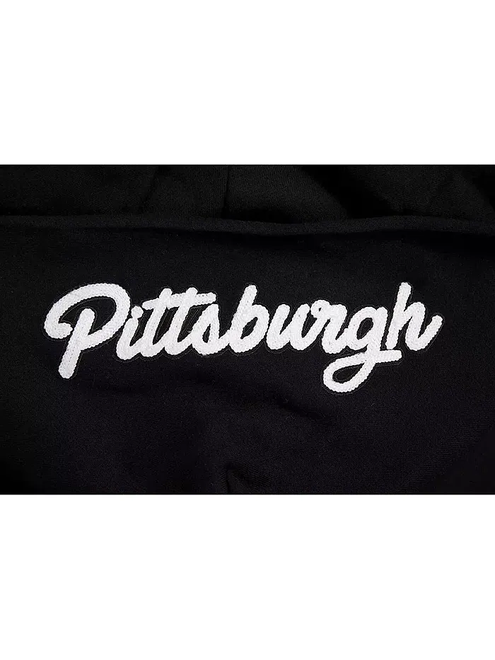 Мужская черная толстовка с капюшоном Pittsburgh Penguins Paint the City Pro Standard — изображение 3 из 5