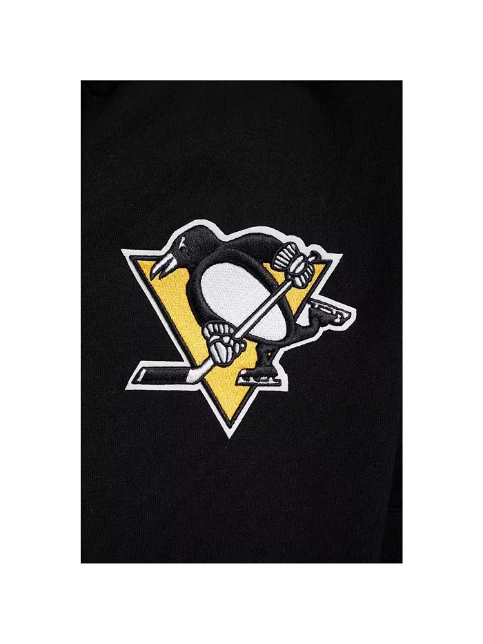 Мужская черная толстовка с капюшоном Pittsburgh Penguins Paint the City Pro Standard — изображение 4 из 5
