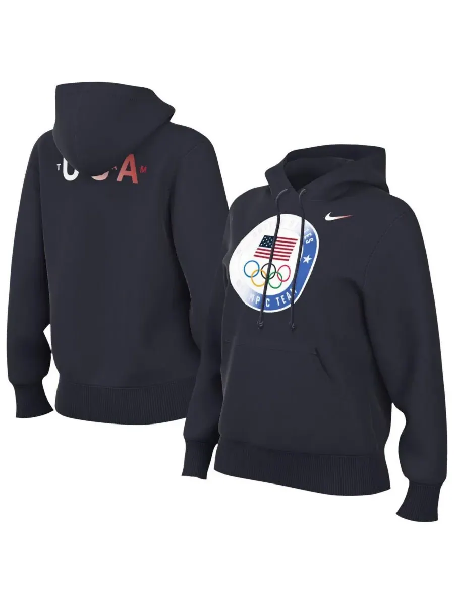 Nike Женская флисовая толстовка ACG Navy Team Phoenix — изображение 1 из 3, темно-синий