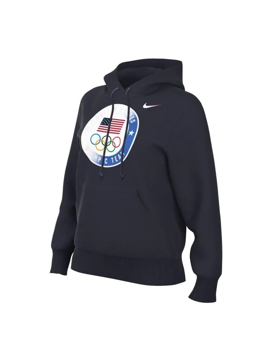 Nike Женская флисовая толстовка ACG Navy Team Phoenix — изображение 2 из 3, темно-синий