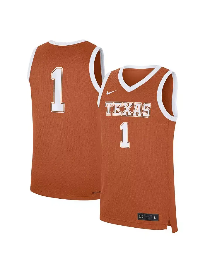 Мужская реплика дорожной футболки Texas Longhorns в цвете Texas Orange Nike — изображение 1 из 3
