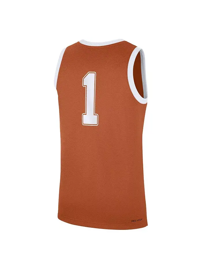 Мужская реплика дорожной футболки Texas Longhorns в цвете Texas Orange Nike — изображение 3 из 3