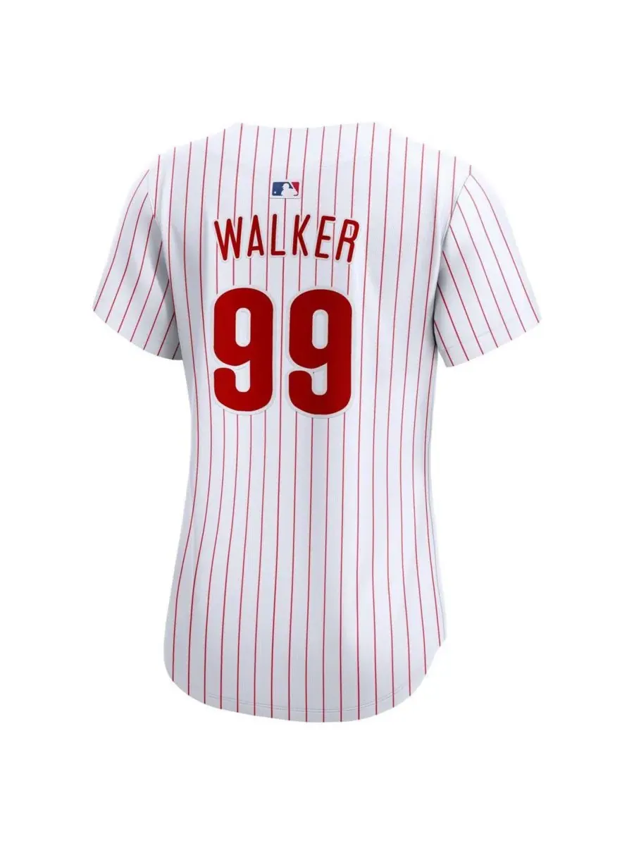Nike Женская белая домашняя футболка команды Philadelphia Phillies от Тайжуан Уокер (ограниченный — изображение 3 из 3, белый