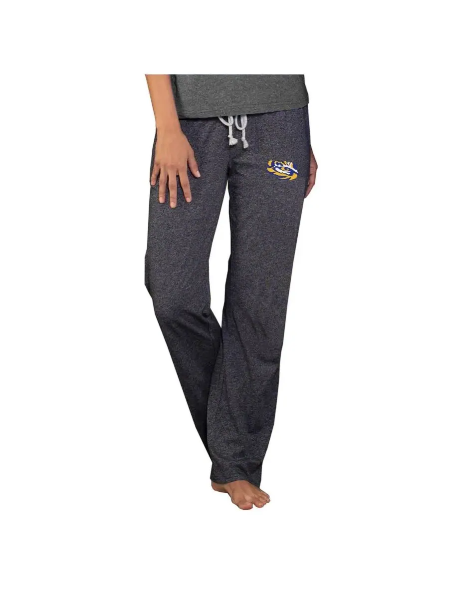 Concepts Sport Женские легкие трикотажные брюки Quest Knit цвета угольно-серого LSU Tigers — изображение 1 из 1, темно-серый