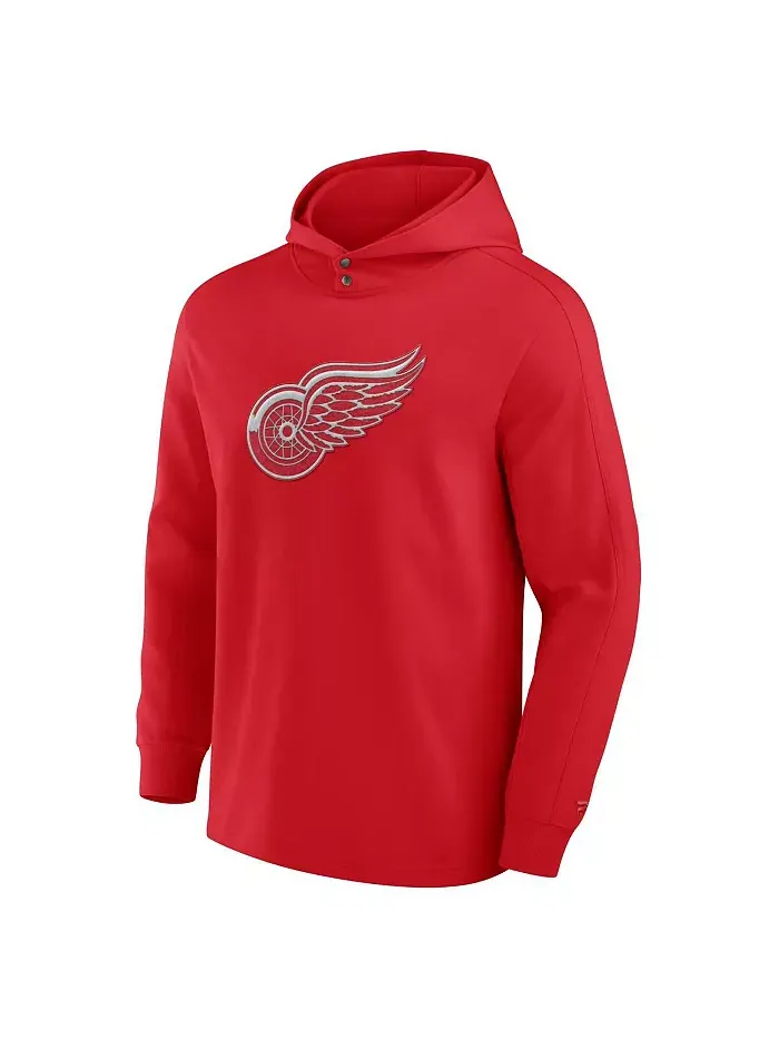 Мужская худи с длинным рукавом Detroit Red Wings Elements Blaze Tri-Blend красного цвета Fanatics — изображение 2 из 3