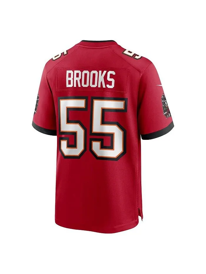 Мужская футболка для пенсионеров Derrick Brooks Red Tampa Bay Buccaneers Nike — изображение 2 из 3, красный