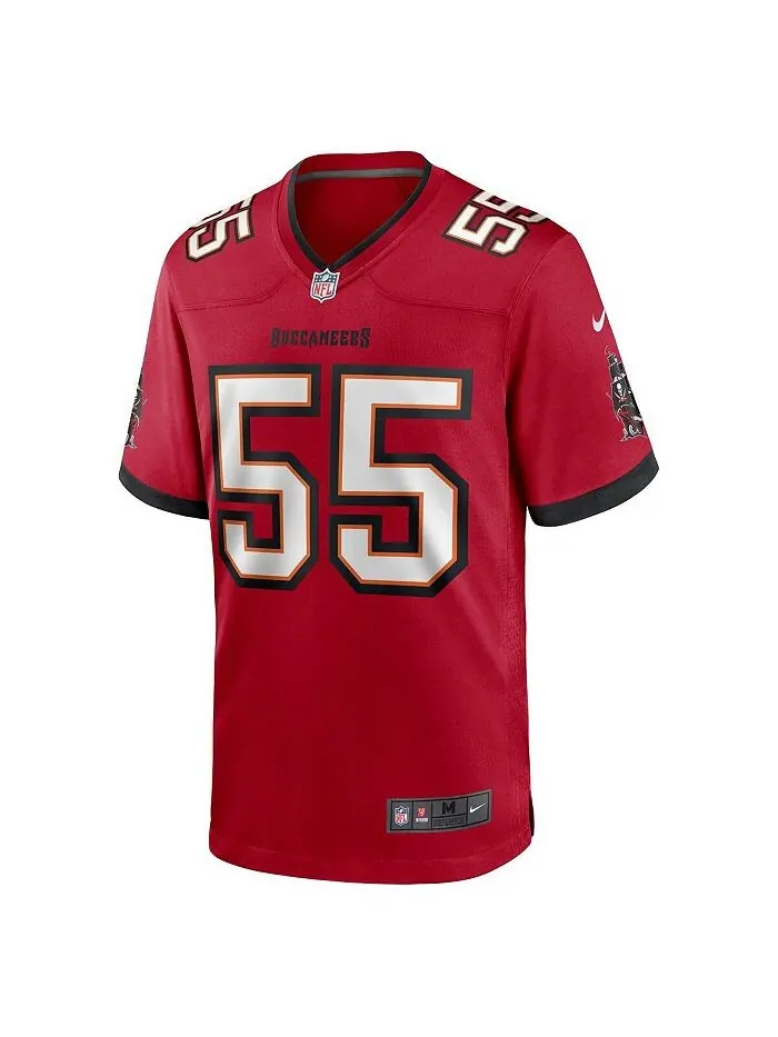 Мужская футболка для пенсионеров Derrick Brooks Red Tampa Bay Buccaneers Nike — изображение 3 из 3, красный