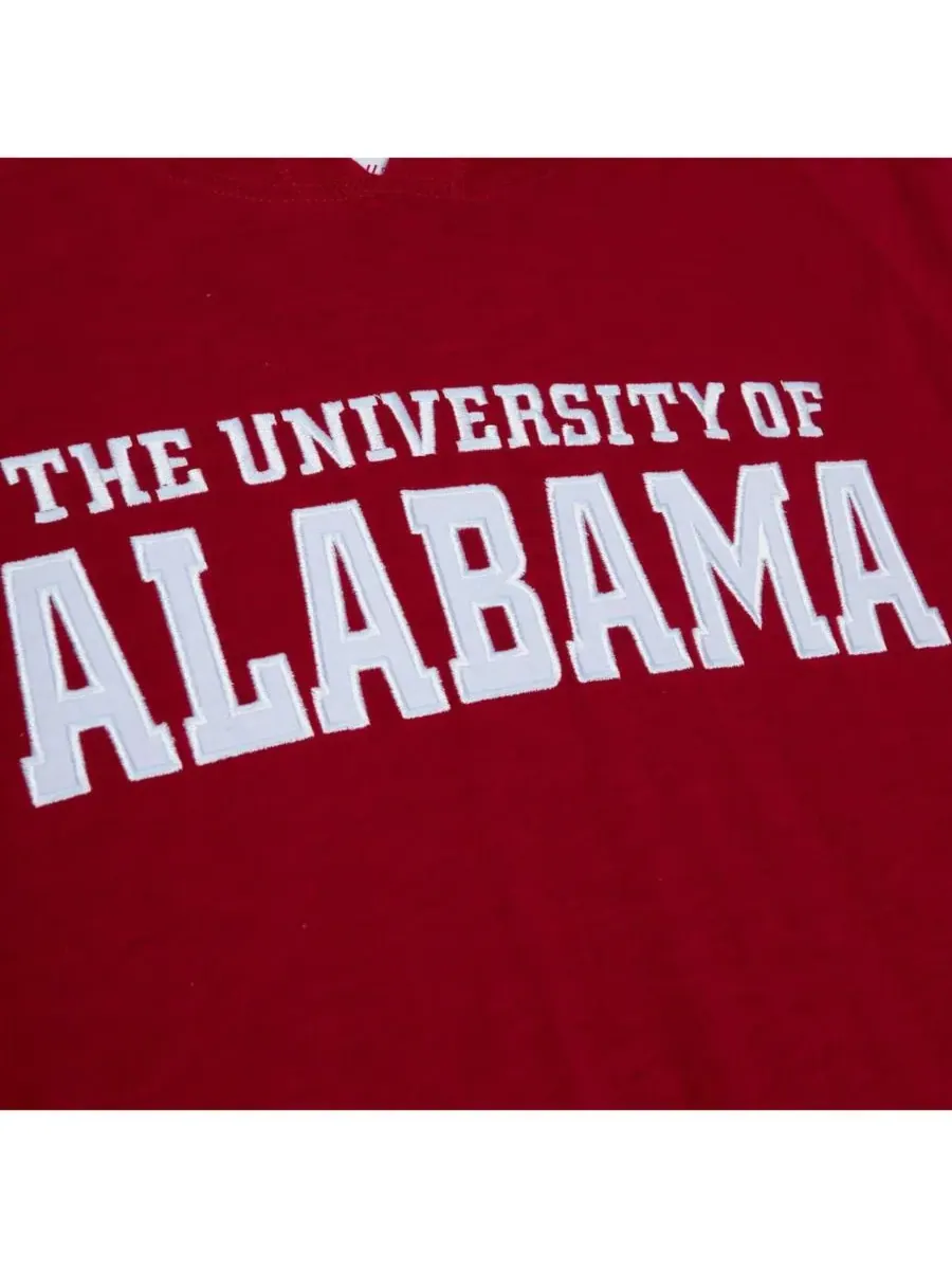 Mitchell & Ness Мужская толстовка с рукавами реглан «Crimson Alabama Crimson Tide Legendary» — изображение 2 из 4, красный