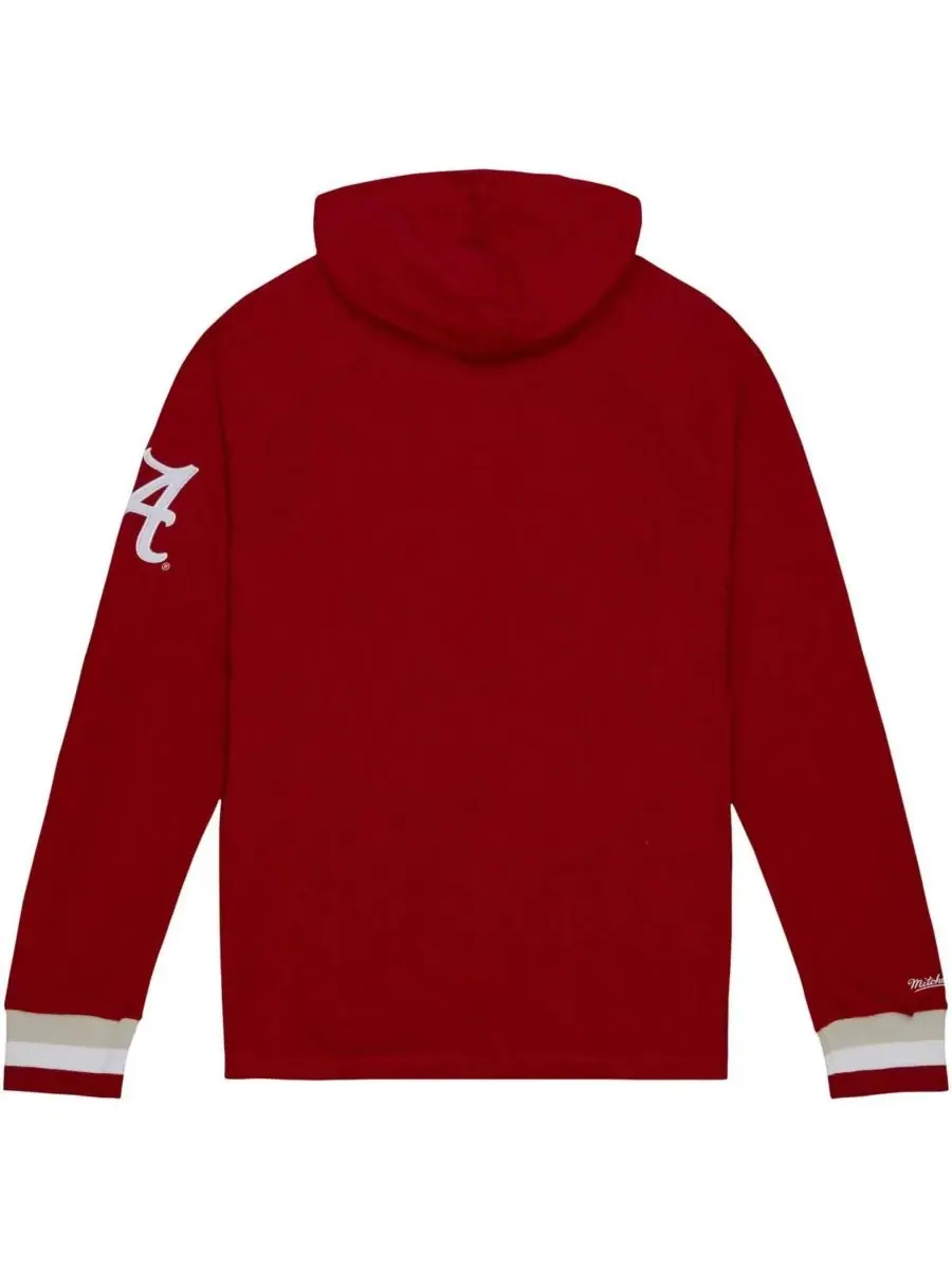 Mitchell & Ness Мужская толстовка с рукавами реглан «Crimson Alabama Crimson Tide Legendary» — изображение 3 из 4, красный