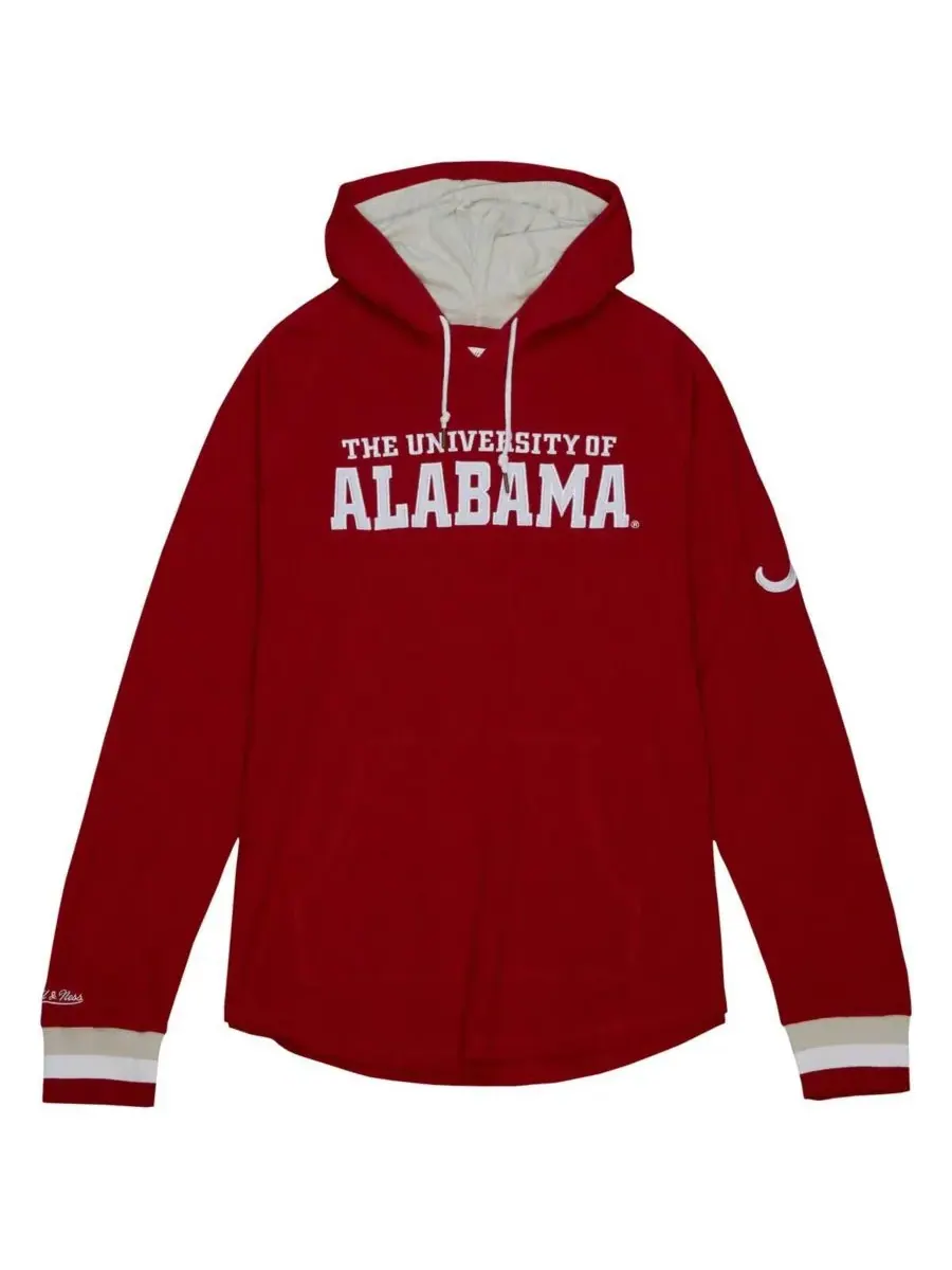 Mitchell & Ness Мужская толстовка с рукавами реглан «Crimson Alabama Crimson Tide Legendary» — изображение 4 из 4, красный