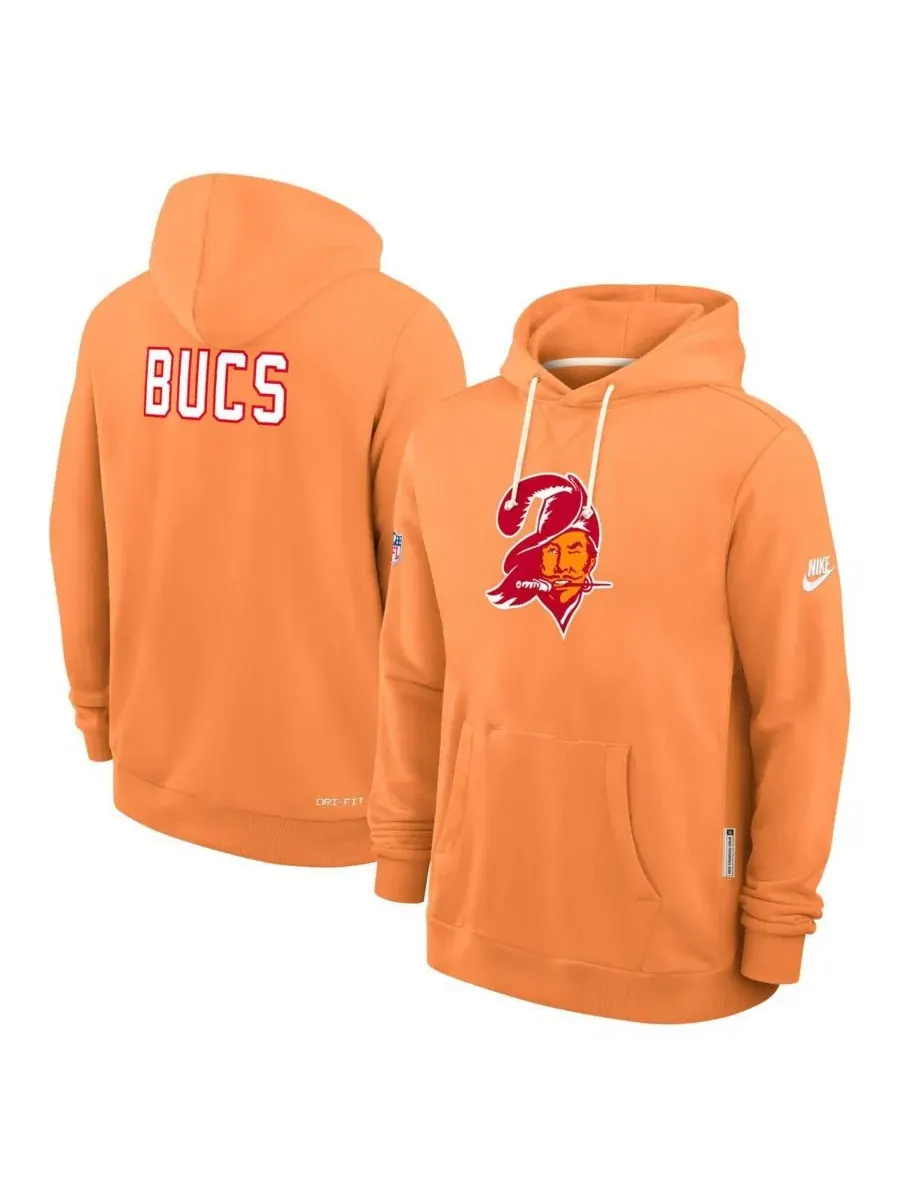 Мужская оранжевая толстовка с капюшоном Tampa Bay Buccaneers Sideline Offensive Set Play — изображение 1 из 2, оранжевый