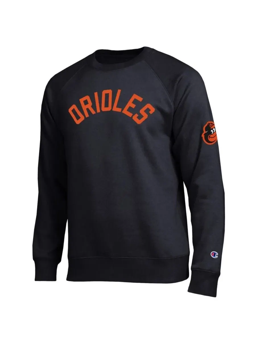 Мужская черная толстовка Baltimore Orioles All-Star Champion — изображение 2 из 3, черный