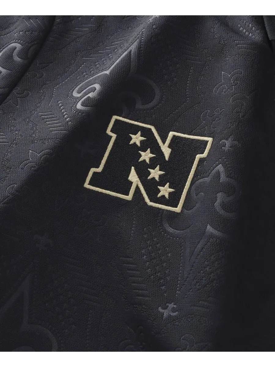 Футболка-поло с воротником Football x Football Fanatics New Orleans Saints — изображение 4 из 5, серебристый