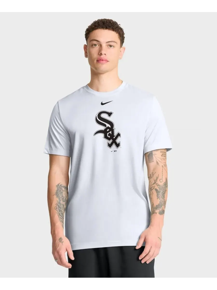 Футболка с коротким рукавом и принтом Chicago White Sox New Legend Dri-FIT Nike — изображение 1 из 4, белый