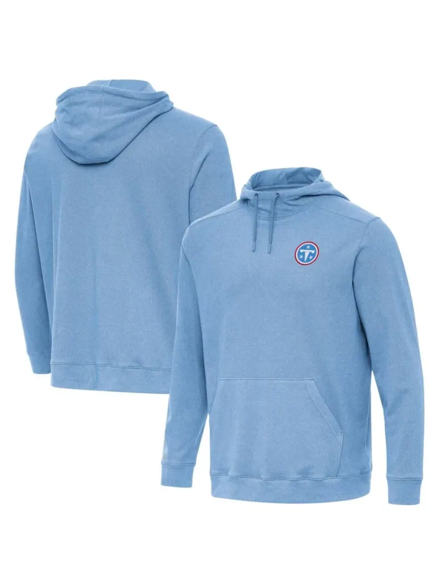 Худи с вышивкой Cloud Tennessee Titans Antigua — изображение 1 из 3, синий