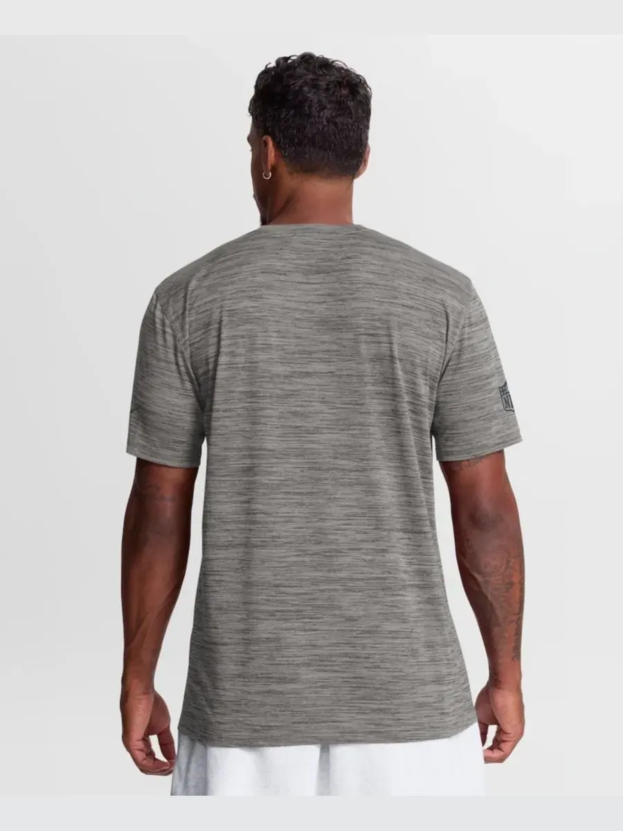 Футболка с технологией Dri-FIT, с принтом Nike — изображение 4 из 5, серый