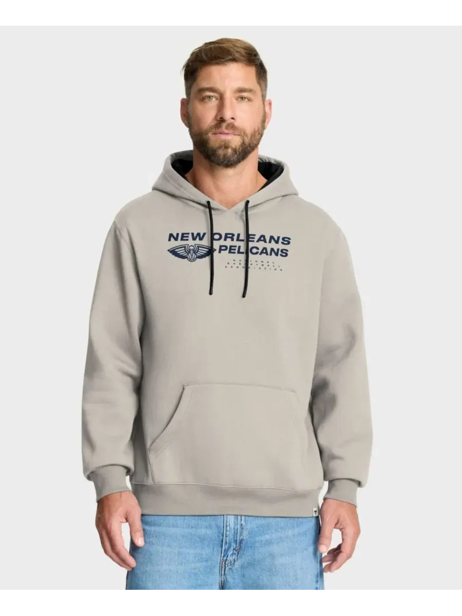 Толстовка с капюшоном New Orleans Pelicans Crossover Collection Blocked Shot Premium Pullover — изображение 1 из 5