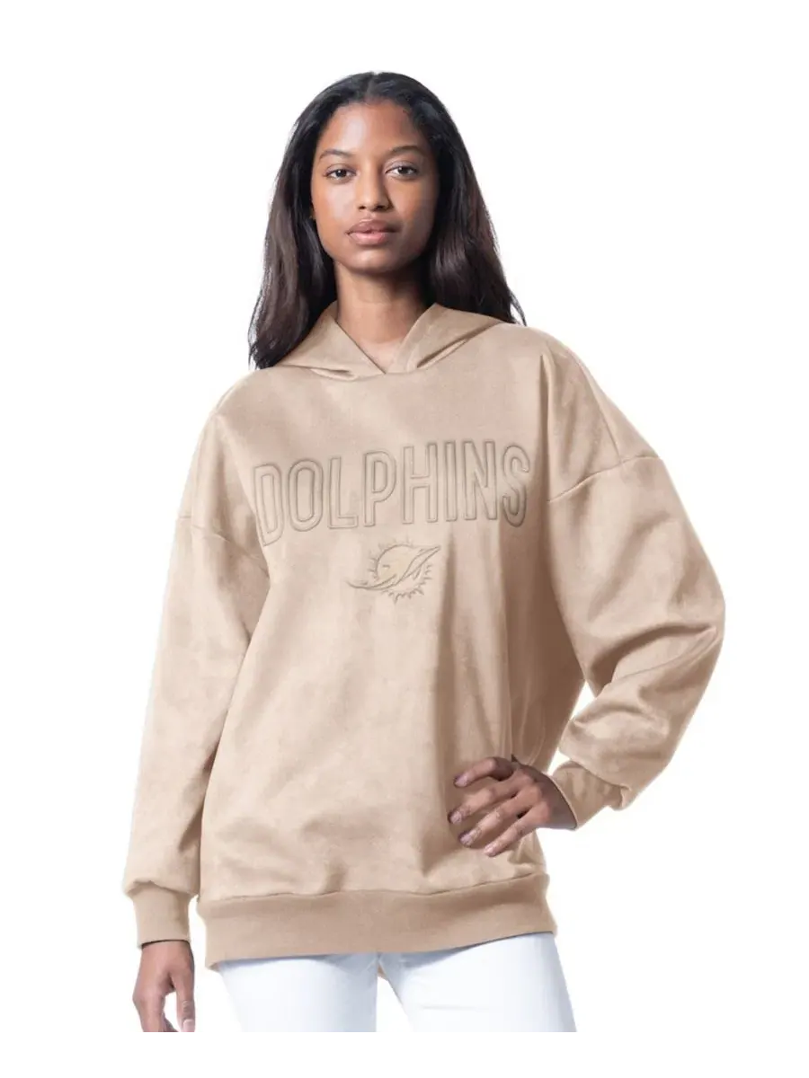 Женский худи-туника с принтом Best Hitter Oversized Tunic Pullover Hoodie G-III 4Her by Carl Banks — изображение 1 из 2
