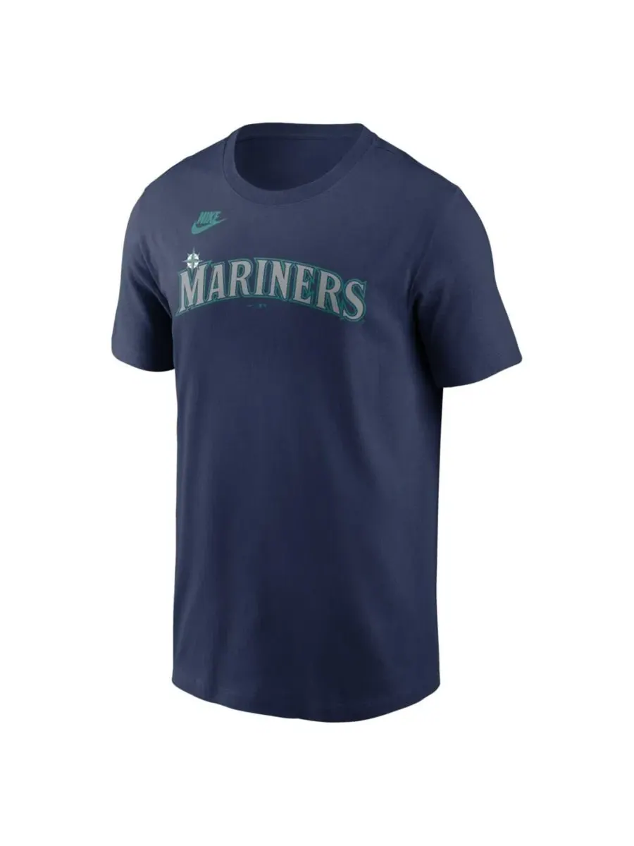 Футболка с длинным рукавом Nike Ken Griffey Jr. Seattle Mariners Cooperstown Collection — изображение 2 из 3, темно-синий