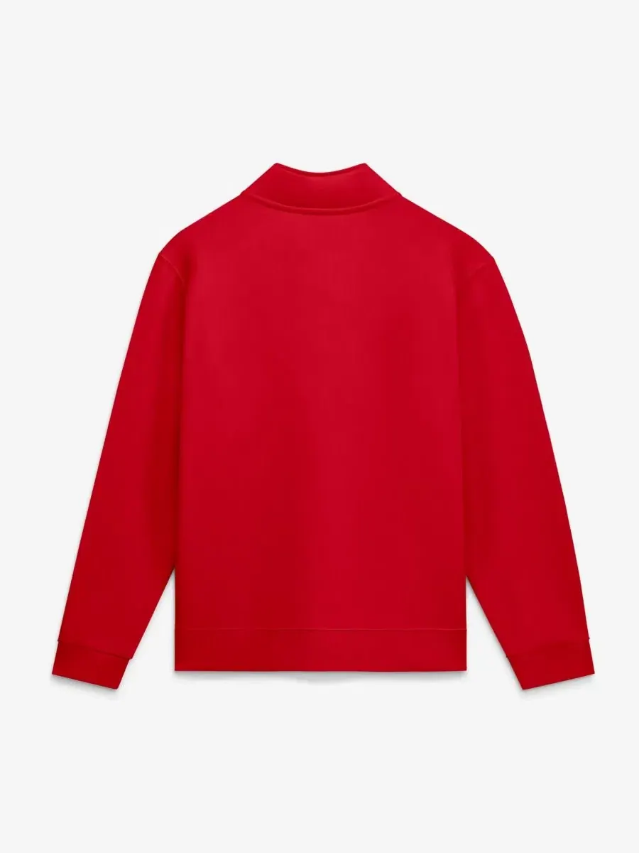 Флисовый пуловер с полузамком Nike, цвета Scarlet — изображение 2 из 2, черный