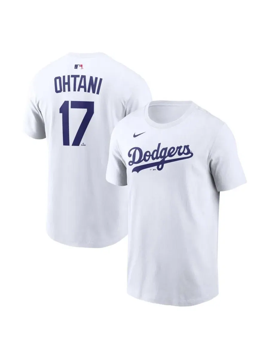 Футболка с именем и номером Shohei Ohtani Nike — изображение 1 из 3, белый