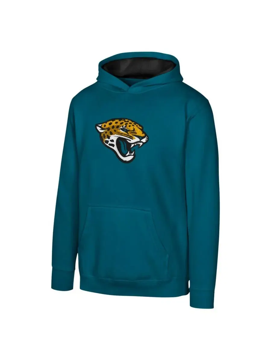 Худи-пуловер с вышивкой логотипа Jacksonville Jaguars Outerstuff — изображение 1 из 1, бирюзовый