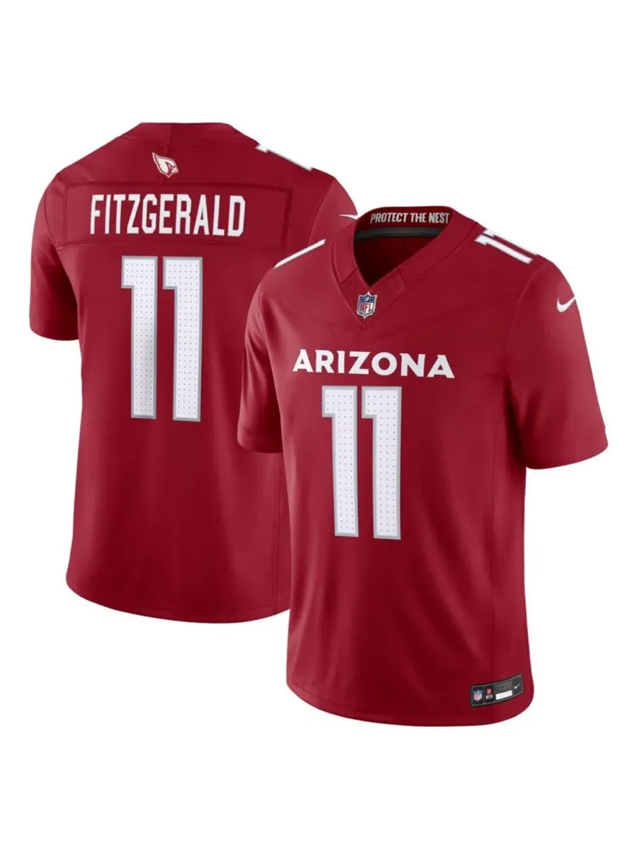 Мужская футболка Nike с длинным рукавом Larry Fitzgerald — изображение 1 из 3, красный