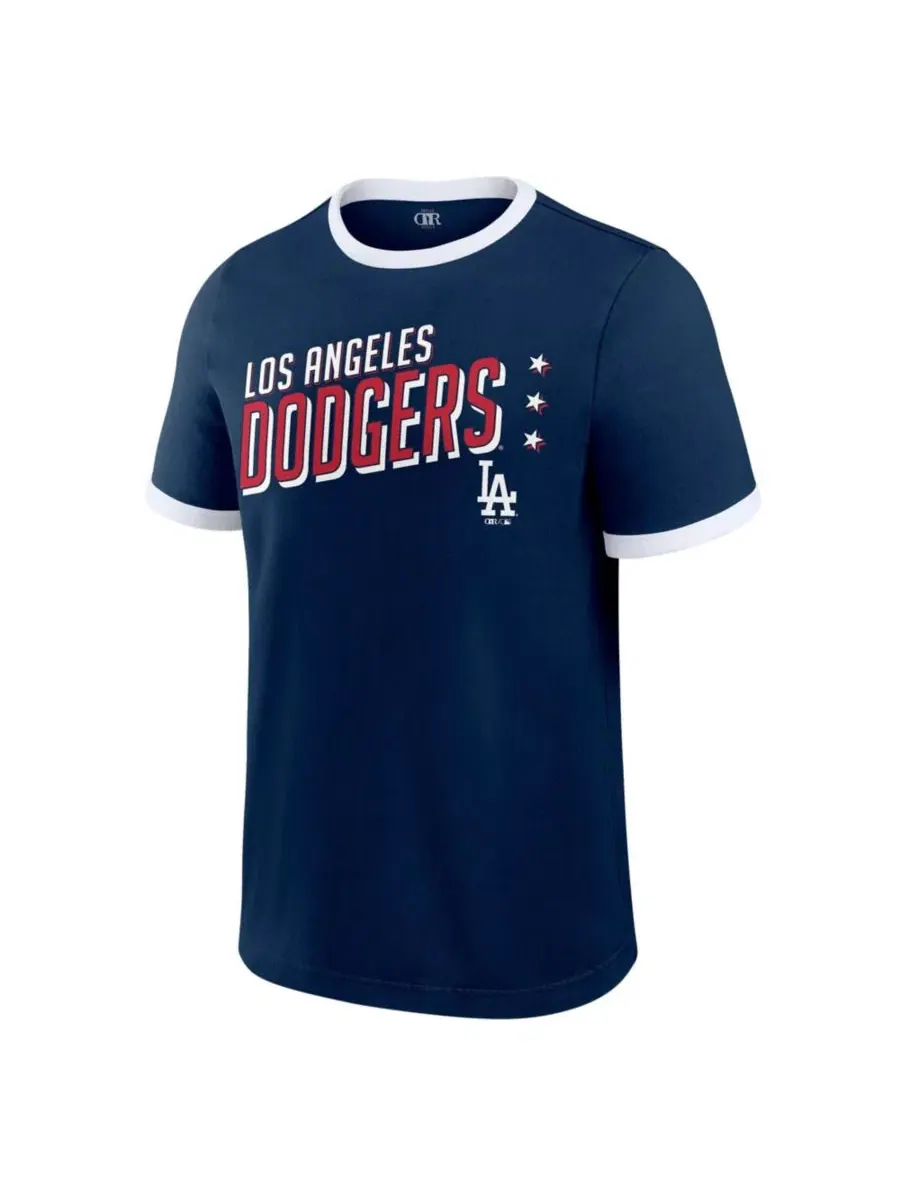 Футболка-ринчер с принтом Los Angeles Dodgers Americana, Darius Rucker Collection by Fanatics — изображение 3 из 4