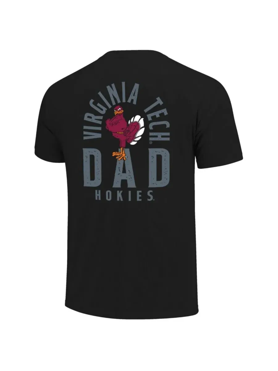 Футболка с принтом Father's Day Mascot Overlay Image One — изображение 3 из 3, черный